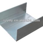 U style mill finish aluminum beam