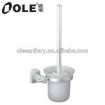 unique brushed nickel toilet brush holder J0811