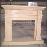 Unique Hand Caved natural indoor marble fireplace Caved natural indoor marble fireplace