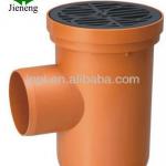 UPVC cross floor waste,pvc fitting floor drain JND030