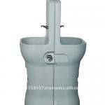 USA Grey Aqua Stand Double Sided Hand Wash Toilet Sink IDP1575A