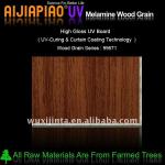 UV melamine wood grain paper laminated mdf panel AJ-99671