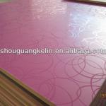 Veneer Faced MDF With Gloss Melamine Paper