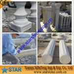 Very popular China natural stone column with defferent carving stone column