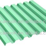 VULCAN Plastics Polycarbonate Ti-Lite Metallic Green Corrugated GRECA Sheet Polycarbonate Ti-Lite Metallic Green GRECA