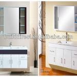 Wall Mounted PVC bathroom vanity with mirrored cabinet G1006H