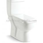 washdown sanitary ware ceramic two piece toilet (P-trap) M8208 M8208