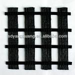 Water-soluble high strength uniaxial warp-knitting polyester geogrid with ISO 9001 Certificate PET600KN/50KN