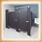 WC HPL compact toilet partition / toilet cubicles SY00032