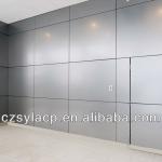 Wecan Lightweight and Washable Aluminum Composite Decorative Wall Panel ZTL-1100 Silver Grey