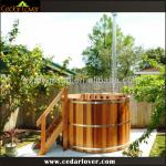 Western red cedar hot tubs made in china RWHA-5X3-RC-1I