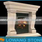 Western style winter fireplace LW