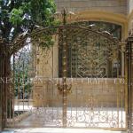 WH13G061 Artistic wrought iron gate villa iron gate