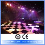 white and black color portable dance floor in promotion SM-DFP2X2