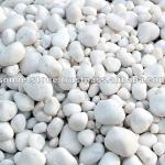 white cobble &amp; pebble stone NA