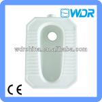 White color ceramic Squatting WC pan toilet bowl W1003-B