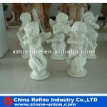 white marble angel statue carving RF