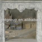 White Marble Fireplace Mantel HTFP-001