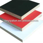 white melamine laminated MDF board for furniture MDF board