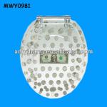 White money inside design Decorative Toilet Seat MWY0981