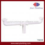 White Plastic Continuous Waste Slip Joint Waste End Outlet T4219 T4219