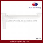 White Plastic Continuous Waste Slip Joint Waste End Outlet T4220 T4220