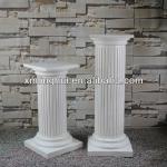 White Polyresin Garden Landscping Pillar TP8004