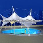 White Tensile Cover Membrane Structure Canopy MST-074