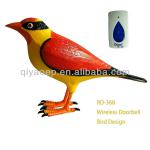 Wireless bird doorbell for family use, bird singing door chime RD-368