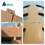 Wood plastic composite wall panel WPC cladding LZC611