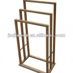 Wood standing square towel rack JD