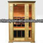 wooden far infrared sauna room