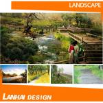 Wooden Garden Landscape Design LH-R-20130384