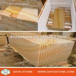 wooden yellow sandstone tile Sandstone