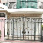 wrought elegant metal iron gates OYA-290