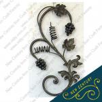 wrought iron craft component / decorative iron craft / forge iron flower for gate DF001