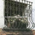 wrought iron fence,gate,window None