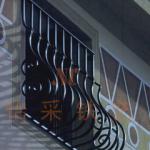 Wrought iron window fence NC-nw041