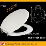 Yaxing F7083 stainless steel hinges custom MDF toilet seat F7083