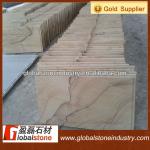 Yellow Beige Wooden Sandstone Tile For Sale GSI