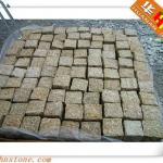 yellow granite g682 cobble paving HN-C0048