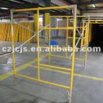 Yellow Painted H Frame Scaffolding JS-KS