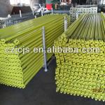 Yellow powder coated ringlock scaffold ledger JCSF-RS001