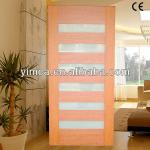 YIMCA feature product assembled PVC wood door YMJ-L001