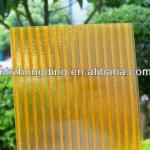 Zhejiang grade A PC twin wall crystal hollow sheet 4mm/6mm/8mm/10mm crystal pc sheet