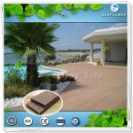 Zhejiang hollow wood plastic decking for swimming pool SFD03