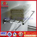 Zinc allory + Brass double towel bar with good quality and fashion design bathroom accessories AX009