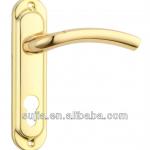 Zinc alloy/Aluminum door handle on iron plate T458Z-A03SB TG